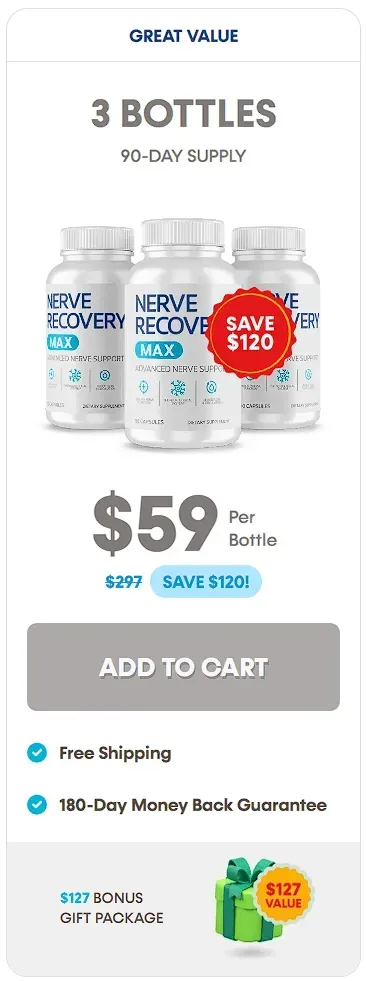 Buy Nerve Recovery Max 3 Bottle