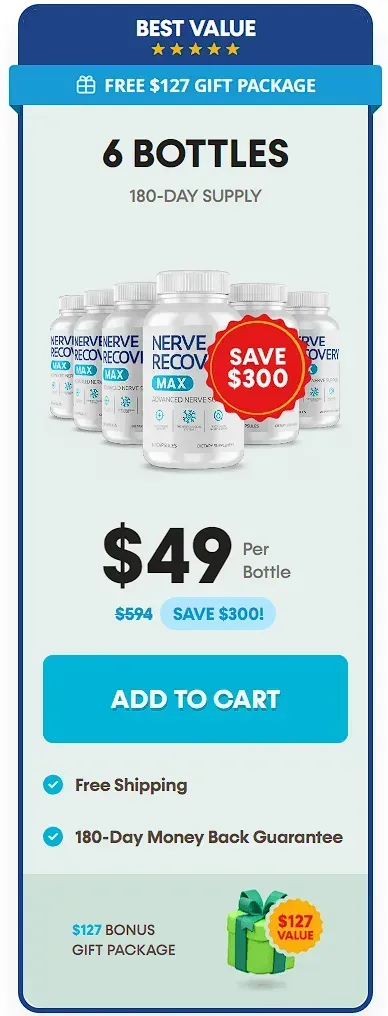 Buy Nerve Recovery Max 6 Bottle